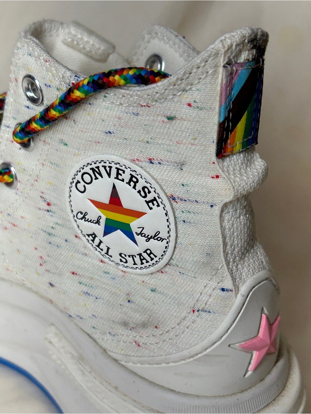 Converse Chuck Taylor Run Star Legacy CX Hi Pride Edition Men’s 6.5 Women’s 8 - Picture 5 of 10